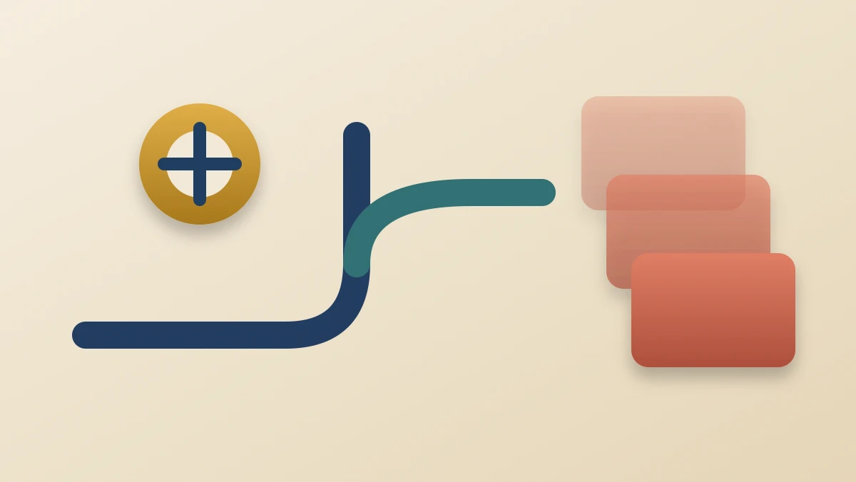 One path turns while keeping its base, one product card fades along a timeline, and a complex mechanism is rebuilt from several parts