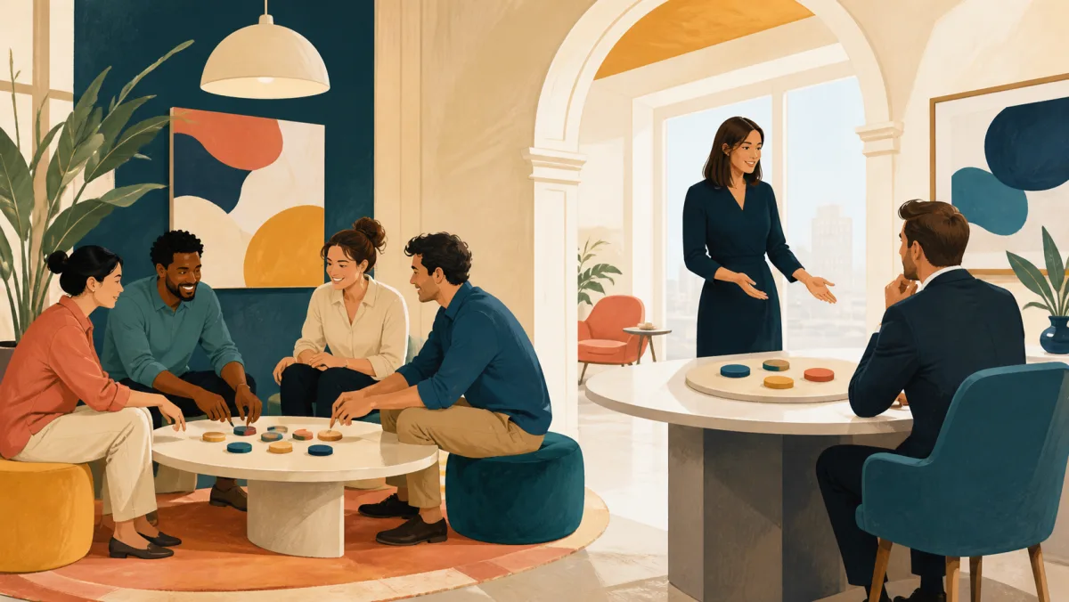 Internal team sharing limited capacity pieces while a professional presents the same constraint to a client