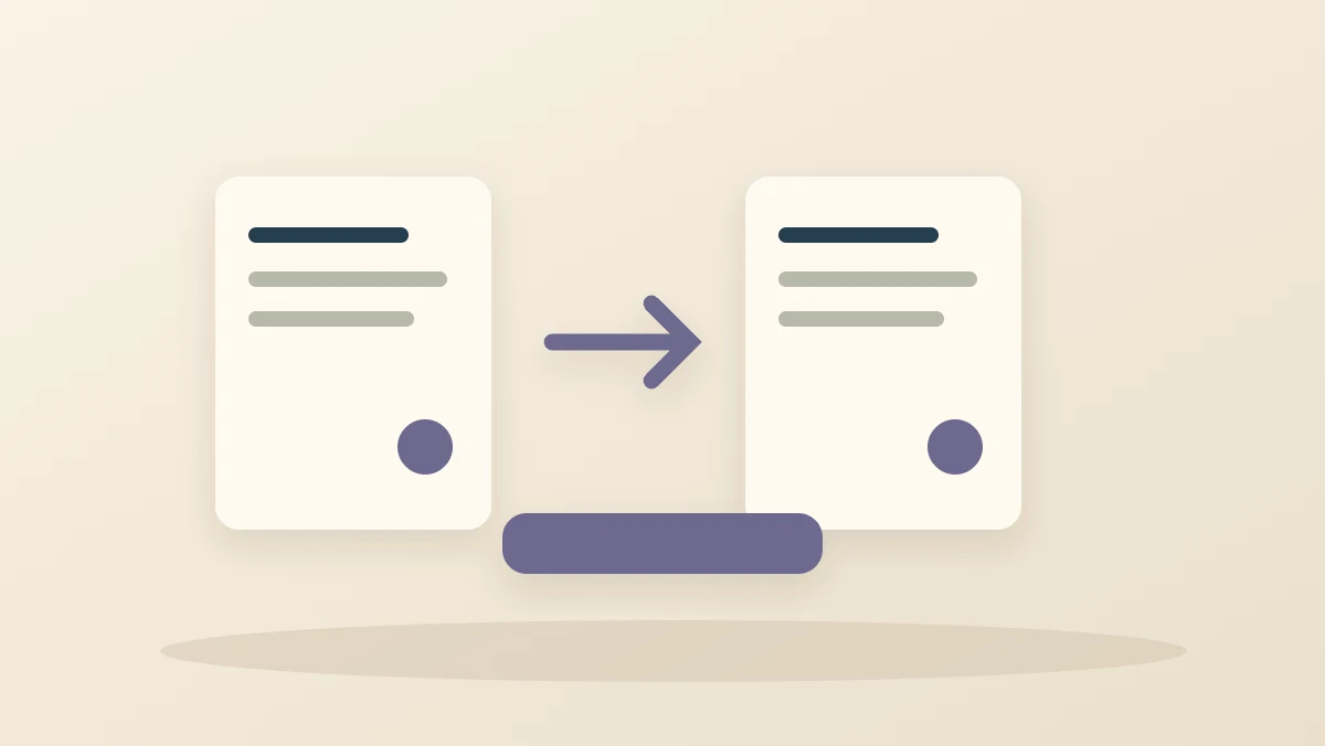 Abstract forms showing distinct stages and clear boundaries in a professional conversation