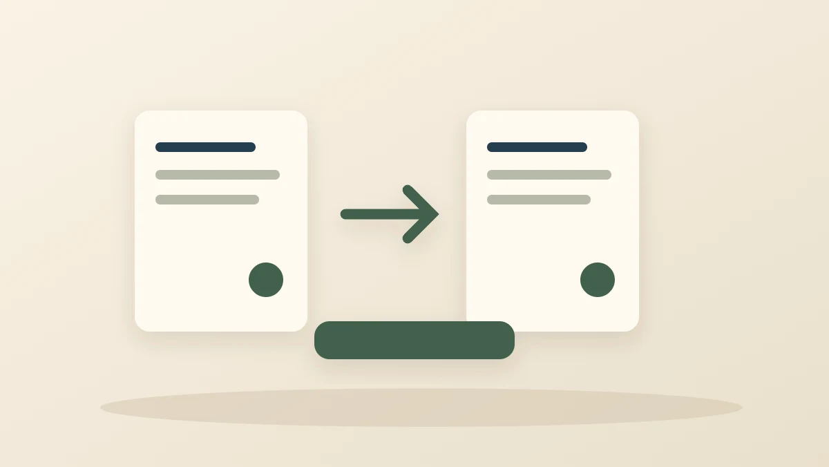 Abstract forms showing distinct stages and clear boundaries in a professional conversation