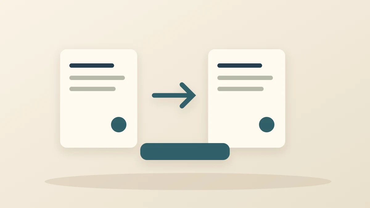 Abstract forms showing distinct stages and clear boundaries in a professional conversation