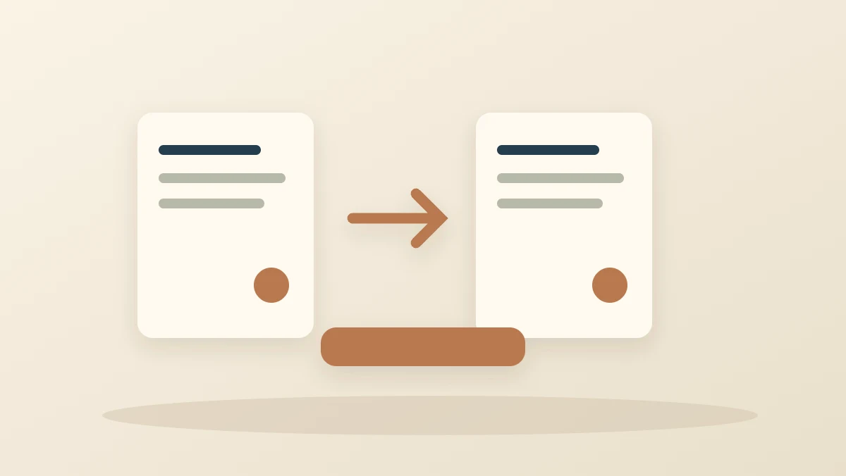 Abstract forms showing distinct stages and clear boundaries in a professional conversation