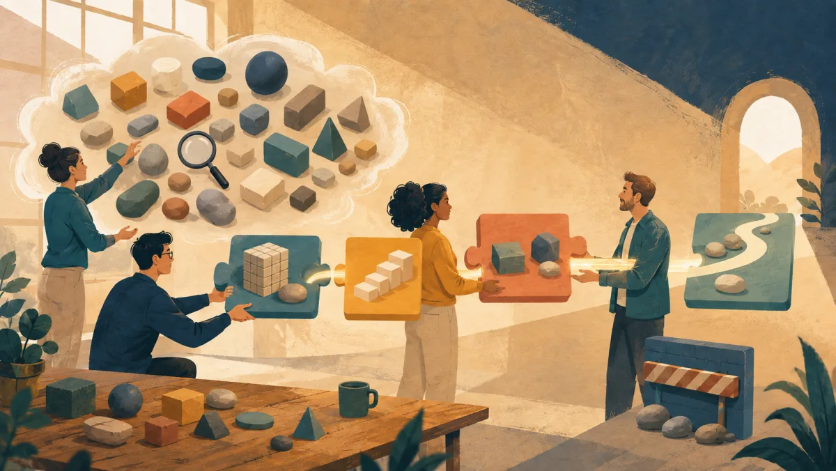 A team turns unstructured information into connected evidence, steps, ownership, and a clear path forward