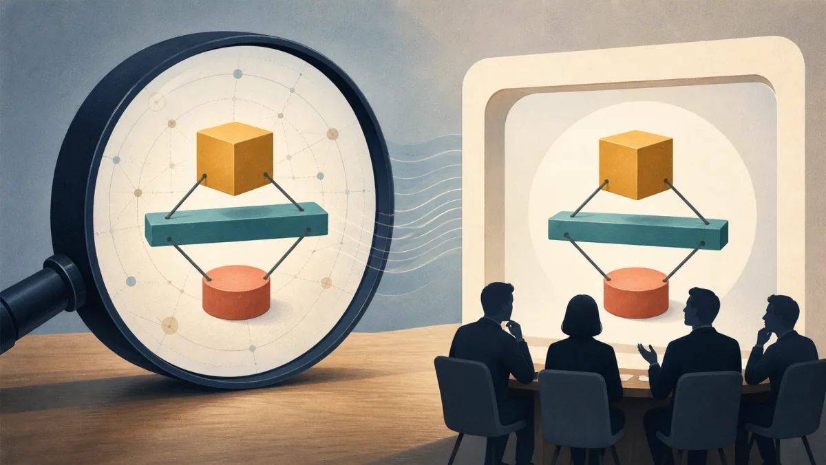 One decision model appears through a wide judgment lens and through a separate frame adapted for a leadership audience.